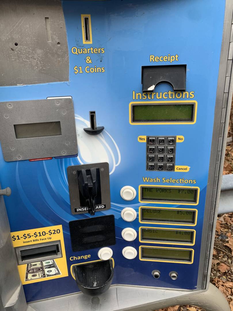 3417 Unitec Wash Select 2 Carwash Pay Stations, Used Car Wash Pay