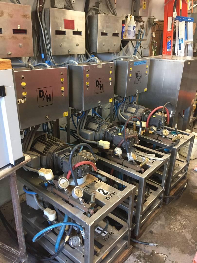 2821 Dilling & Harris 6 bay Carwash Bay Equipment Systems Used