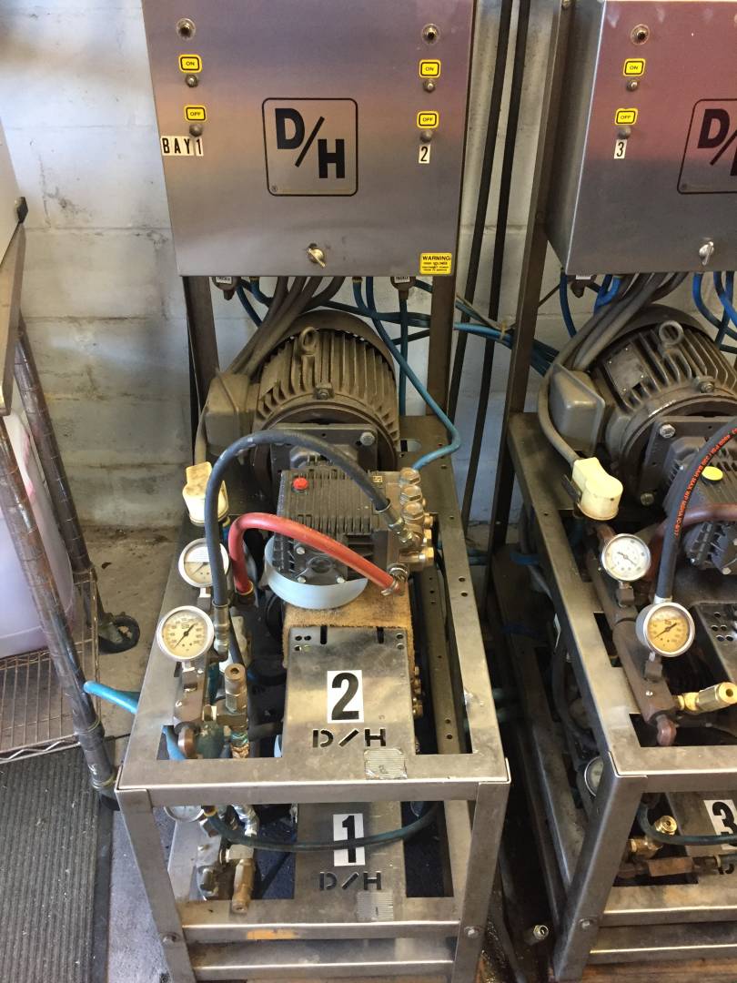 2821 Dilling & Harris 6 bay Carwash Bay Equipment Systems Used